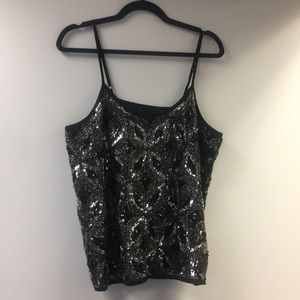 Romeo and Juliet couture sequin embellished top